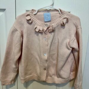 Bella Bliss Light Pink Cardigan - Girls Size 4